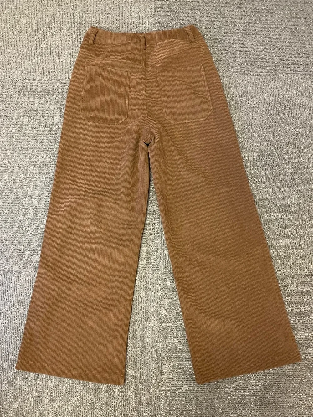 Halara High Waisted Corduroy Casual Baggy Pants with Pockets Size Medium Regular